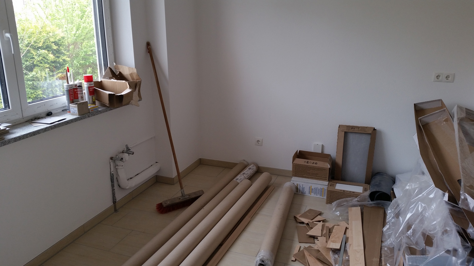 Кухня перед переселением